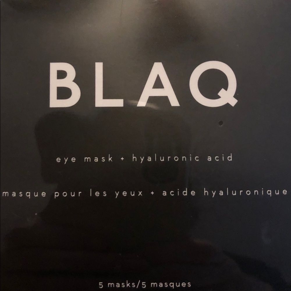 NIB 5 hyaluronic acid eye masks by BLAQ